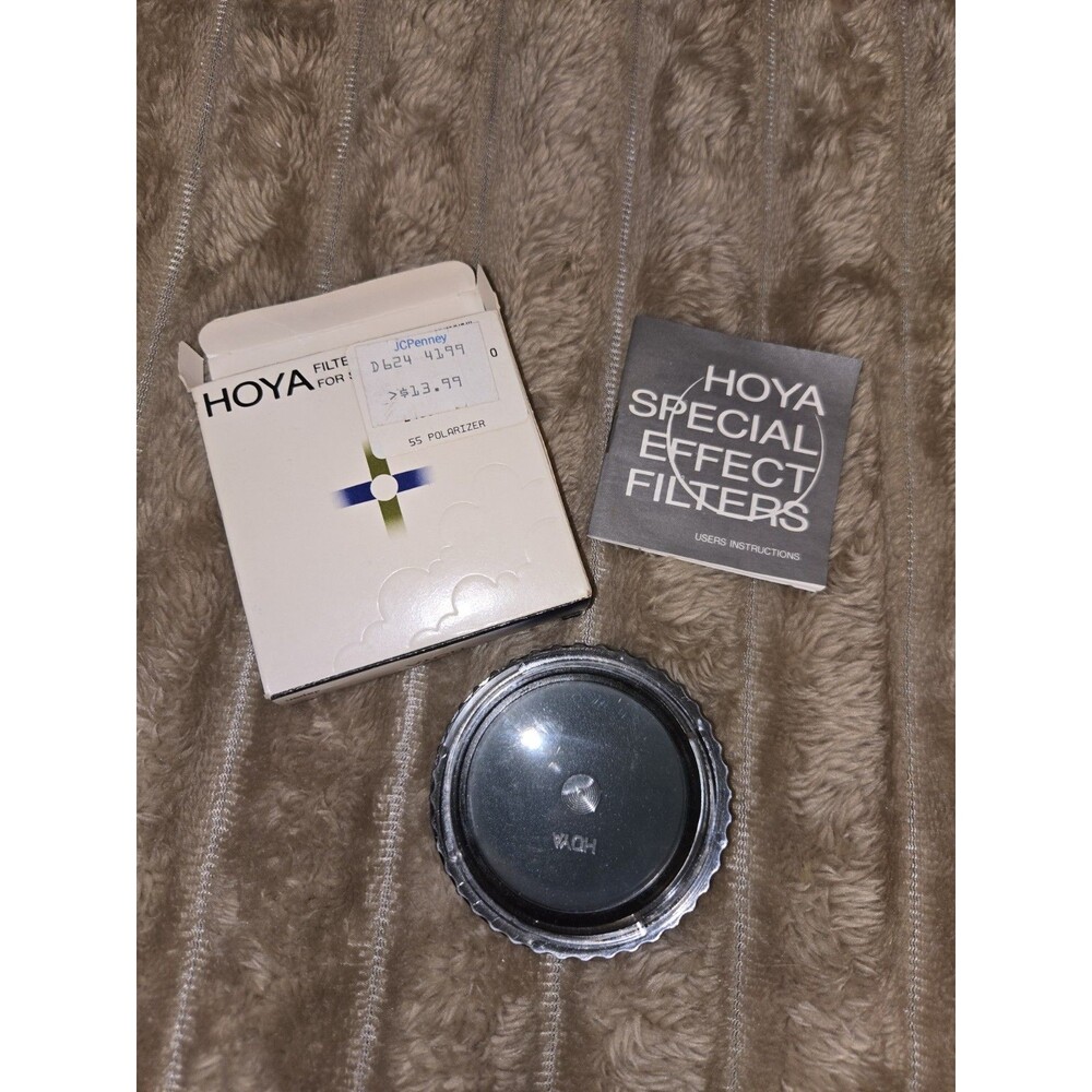 Hoya 55 mm PL Screw-In Filter (Japan) w/ Box & Case